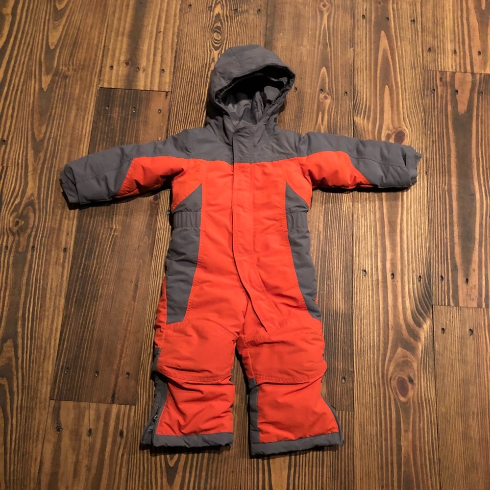 L.L. Bean one piece snowsuit / unisex/ size 2T